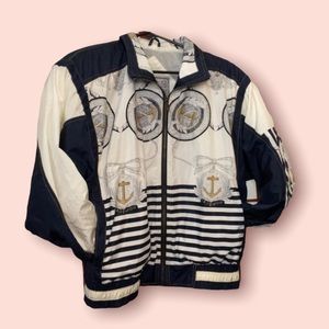 Vintage Anchor Jacket w/ shoulder pads